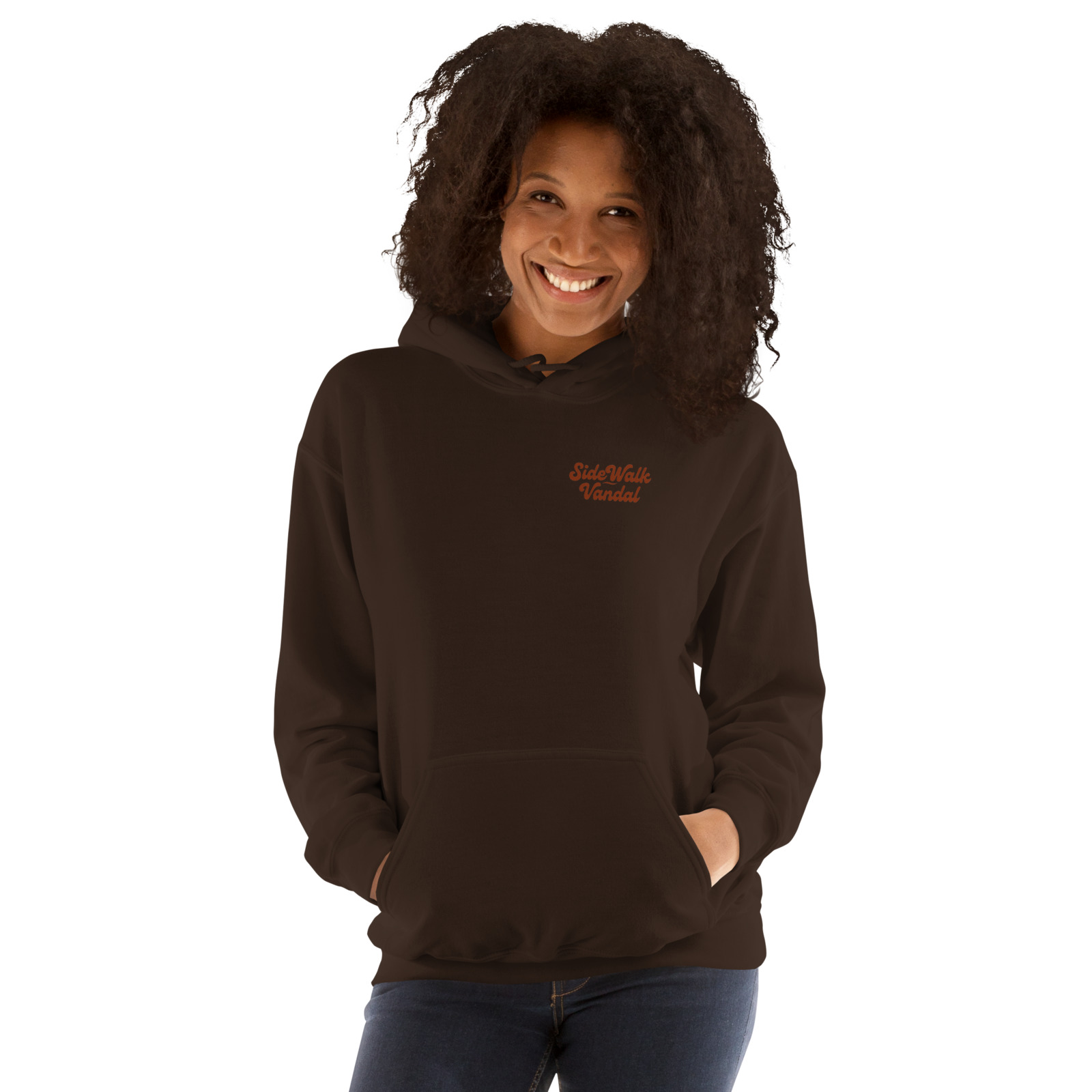 Summit Badge Hoodie — Dark Chocolate