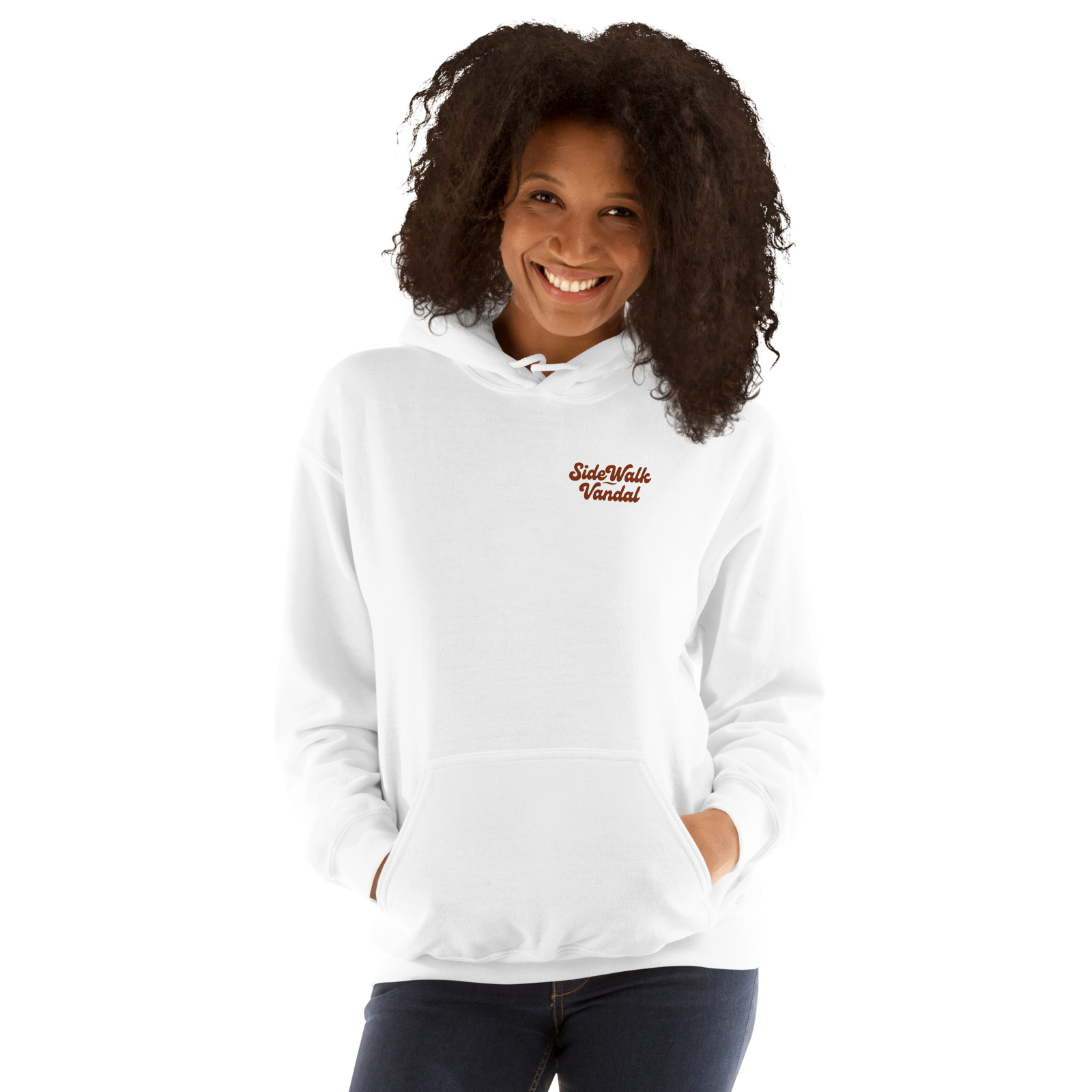 Summit Badge Hoodie — White