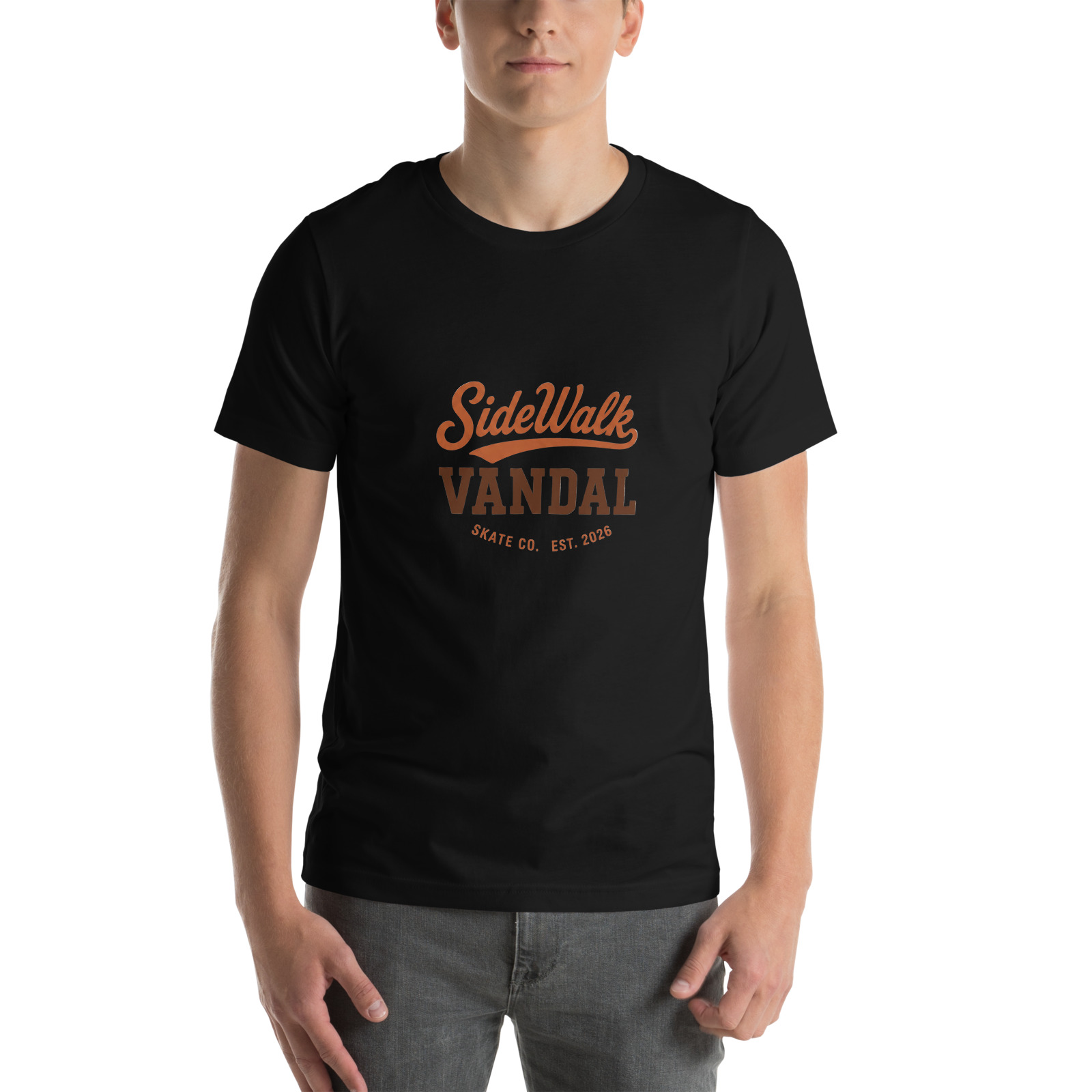 Script Wordmark Tee — Black