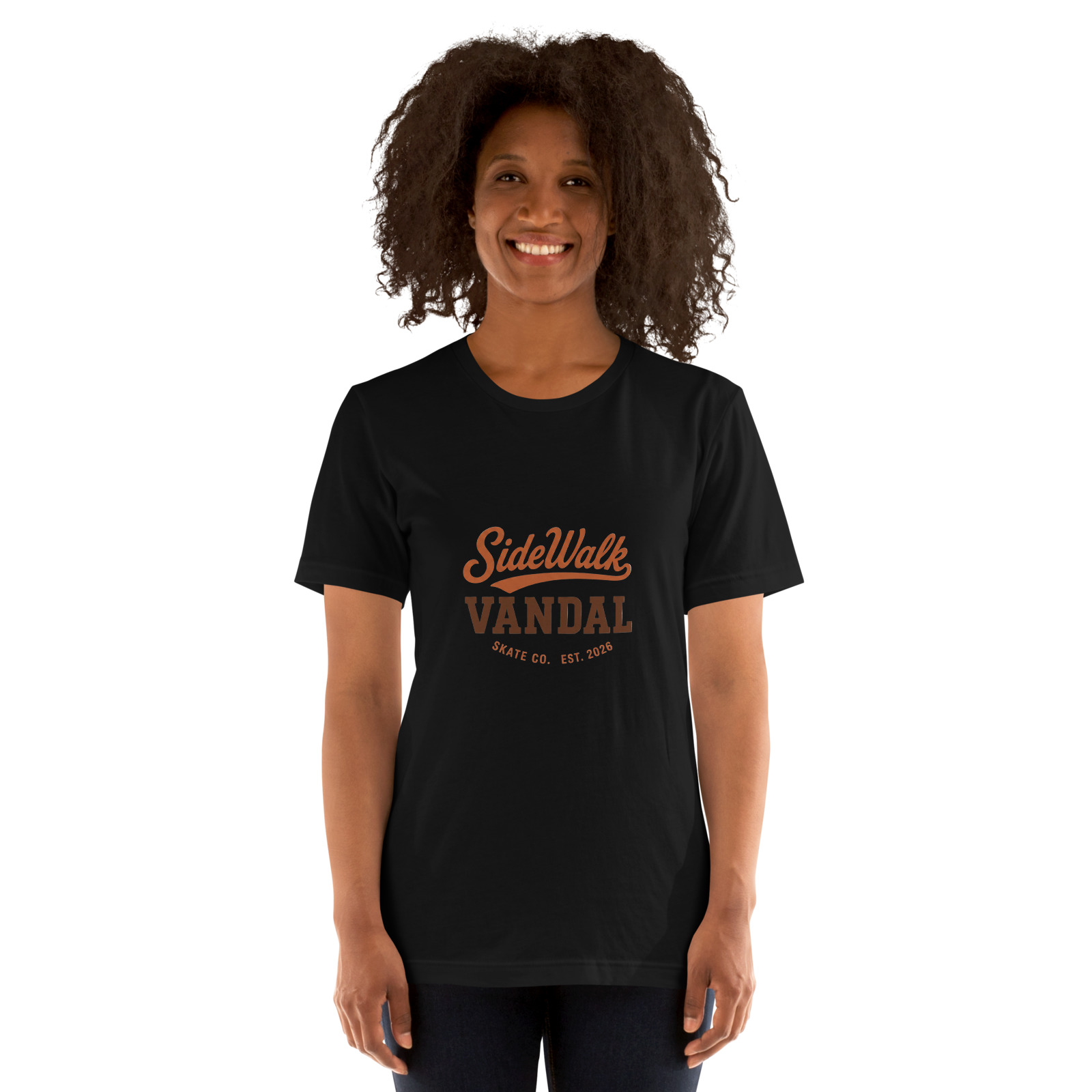 Script Wordmark Tee — Black