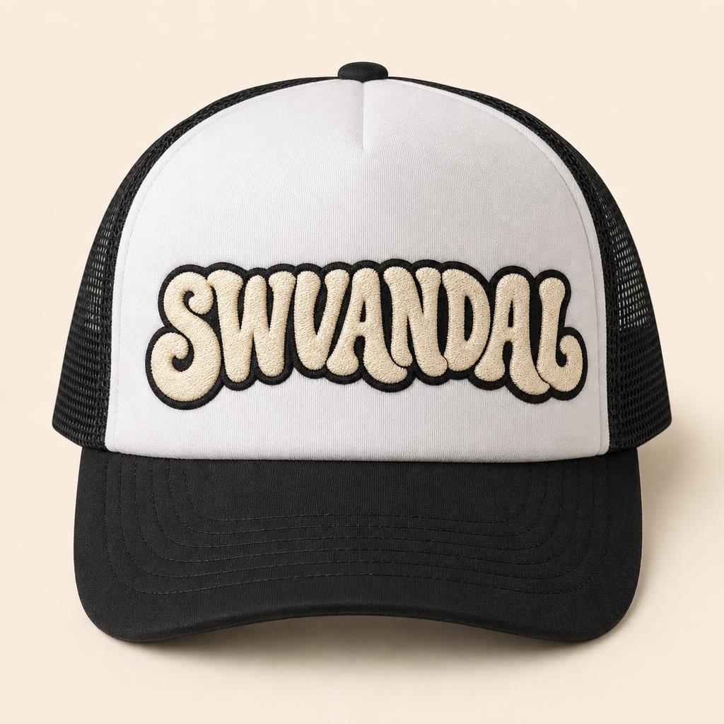 SideWalk Vandal SWVandal Trucker Cap — Black