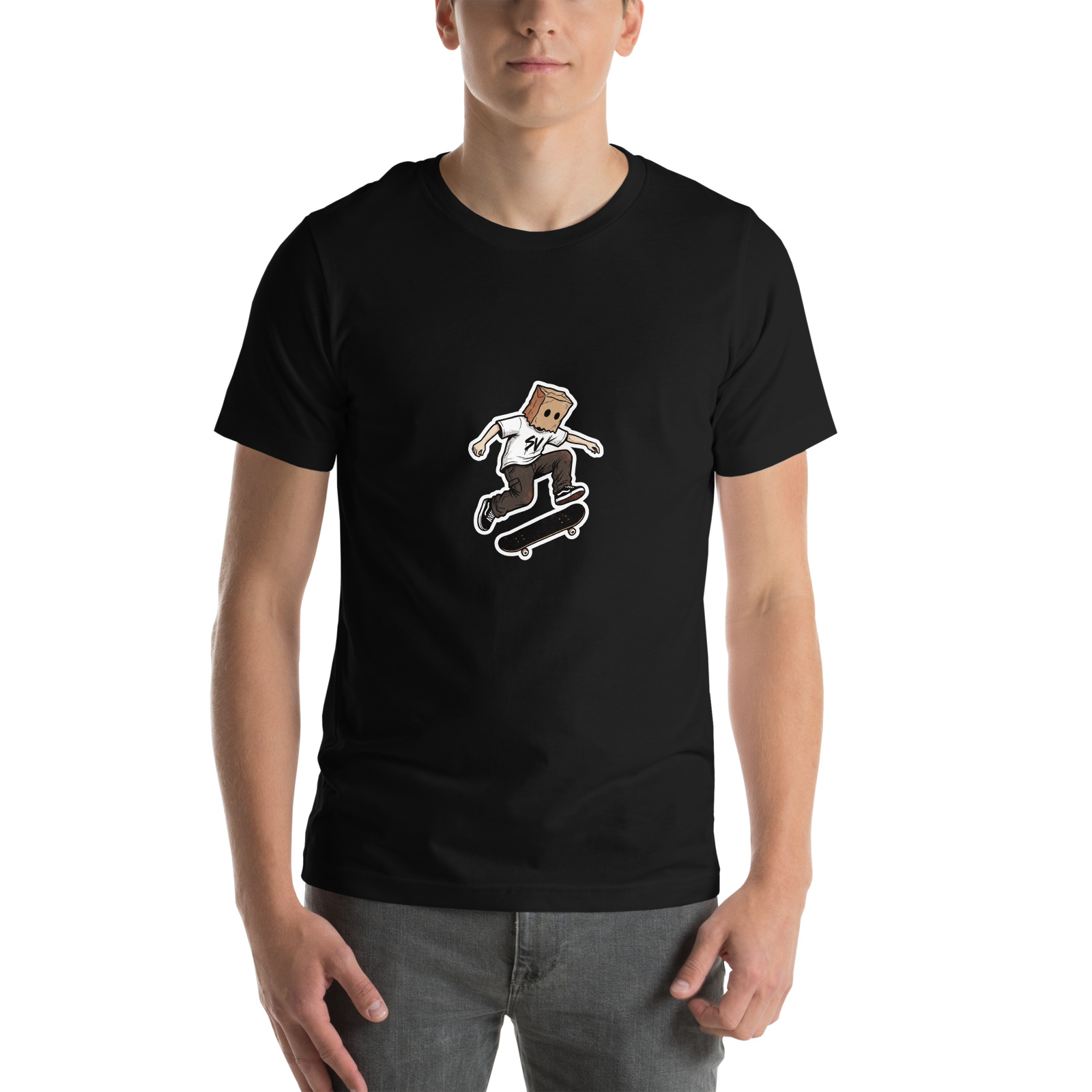 Box Head Bones & Boards Tee — Black