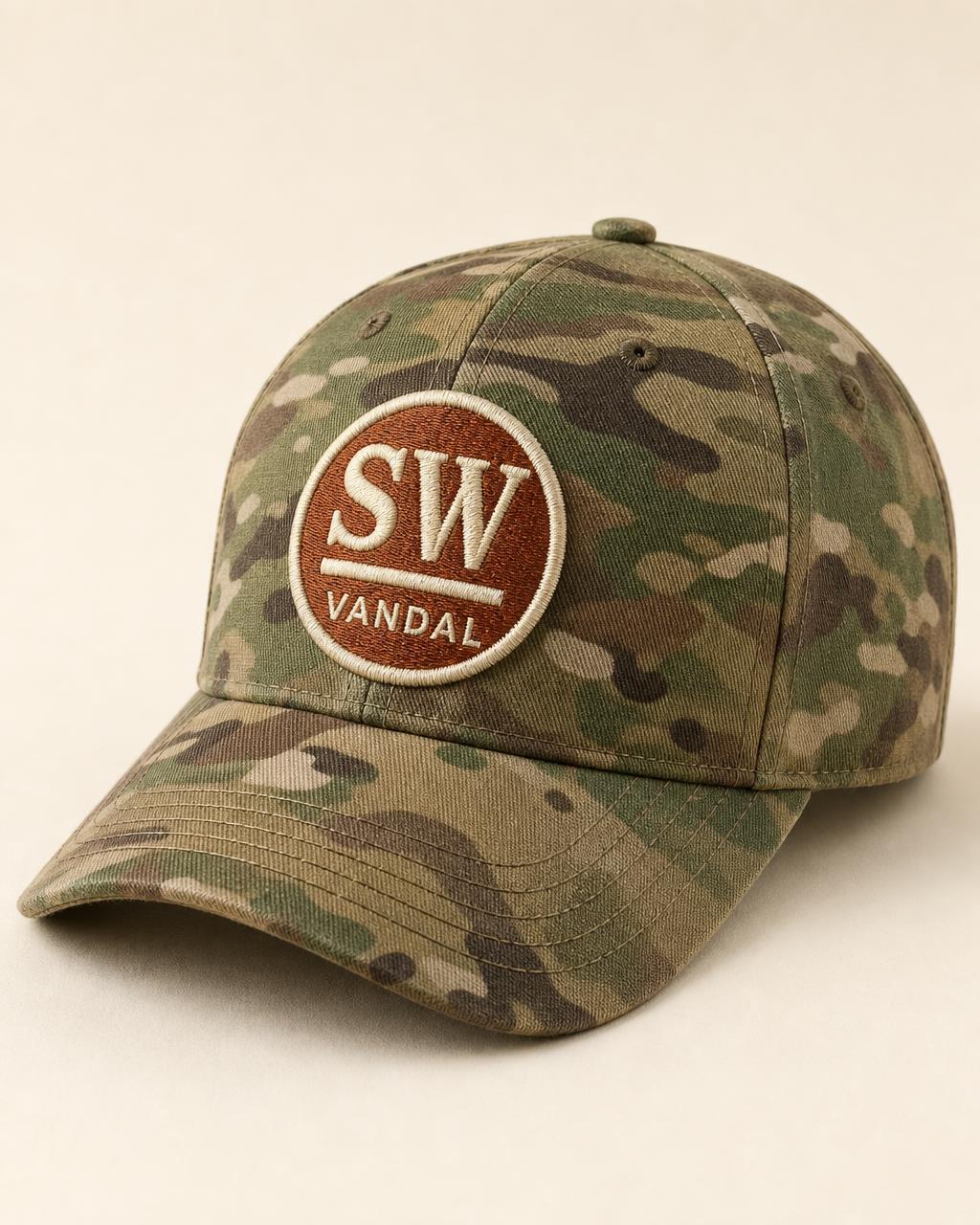SW Vandal Seal Structured Cap — Multicam Green