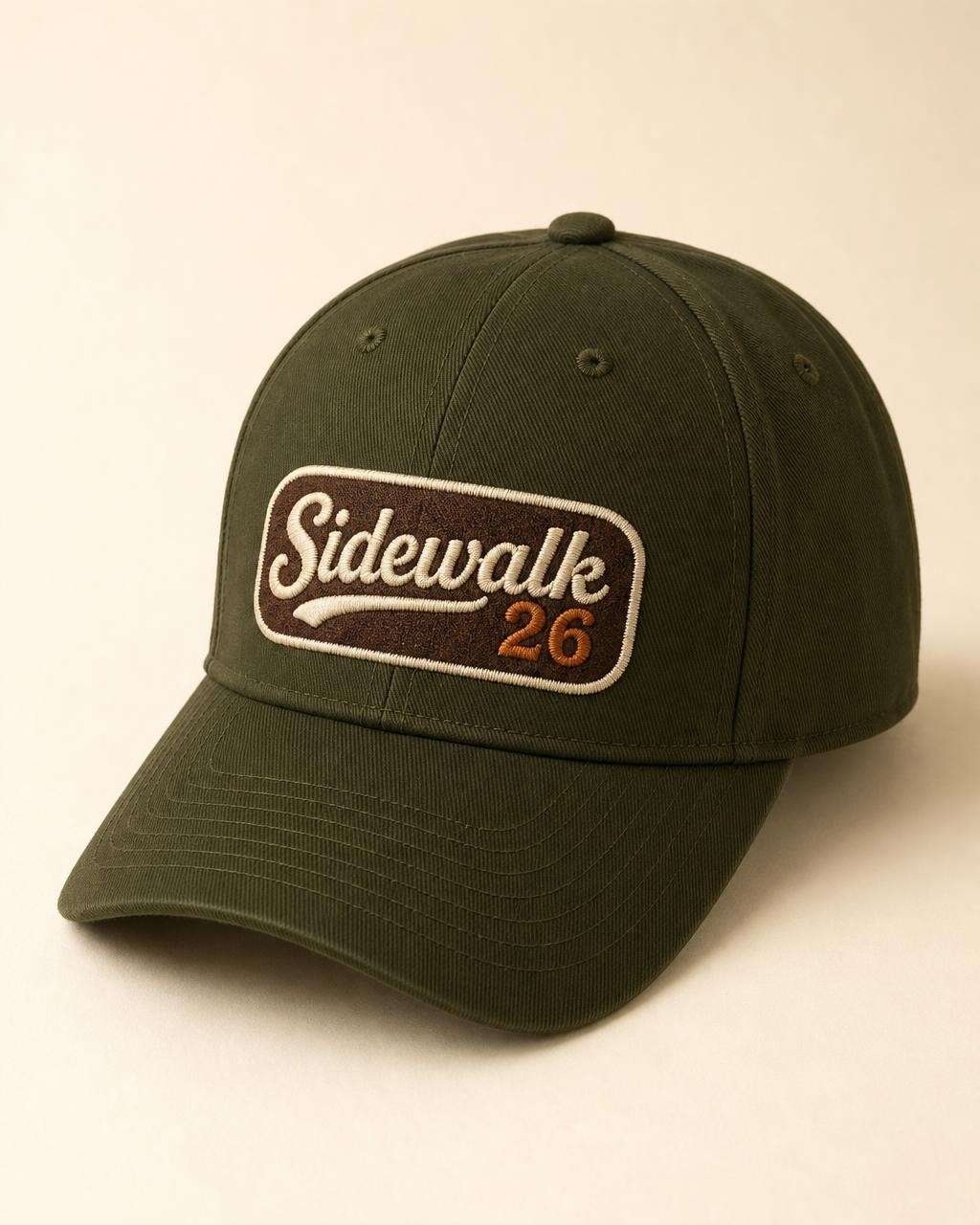 Sidewalk 26 Structured Cap — Olive