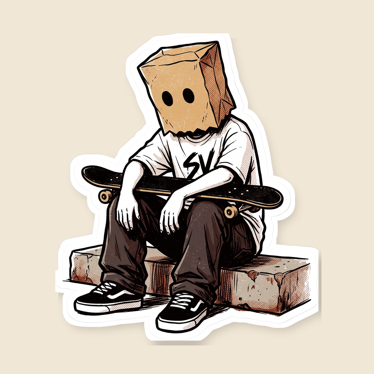 Box Head Kerbside Sticker — Box Head